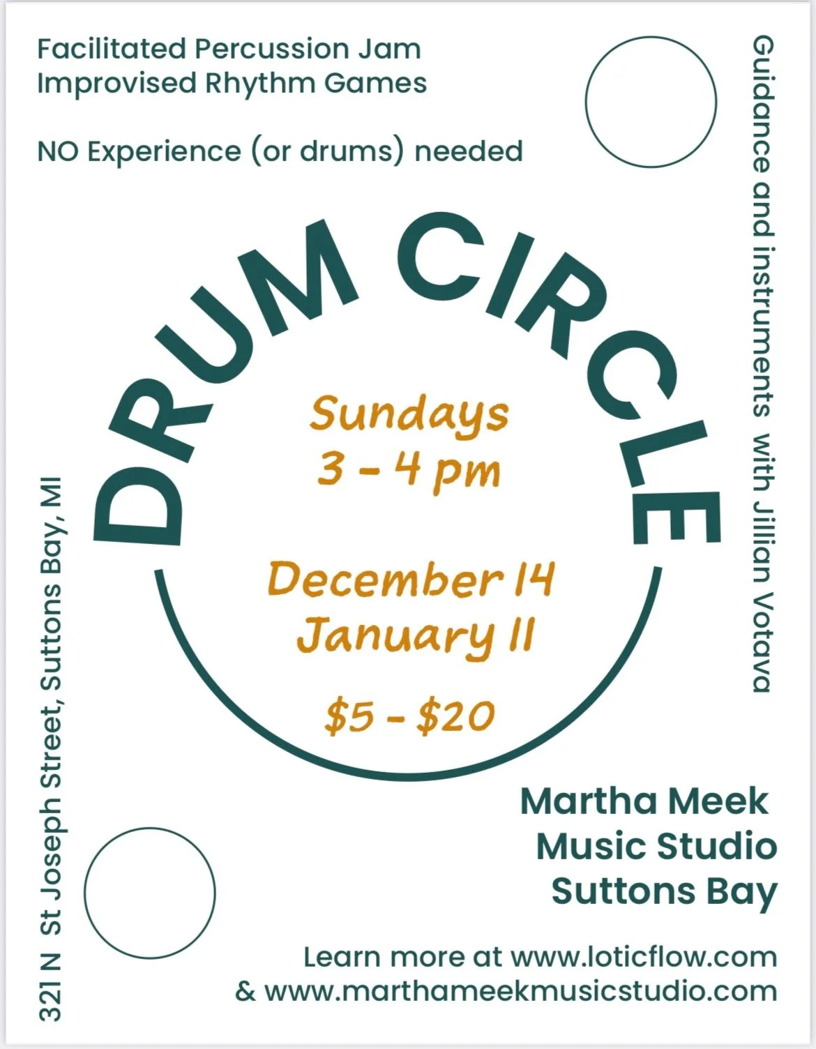 DRUM CIRCLE - MARTHA MEEK MUSIC STUDIO