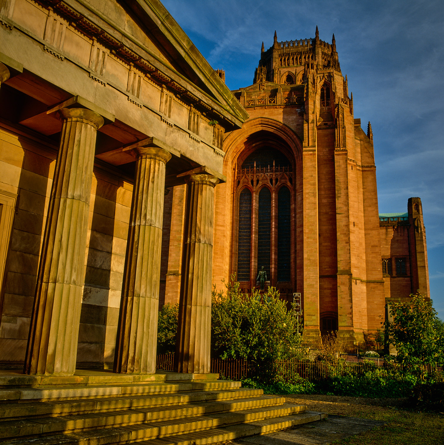 Liverpool Cathedral seen from The Oratory