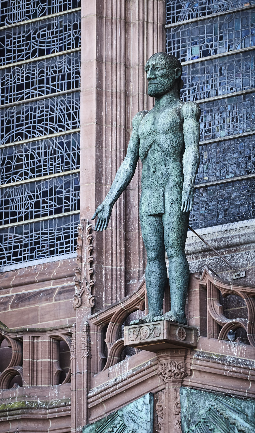 Elisabeth Frink, 'The Risen Christ'. Bronze. Liverpool Cathedral