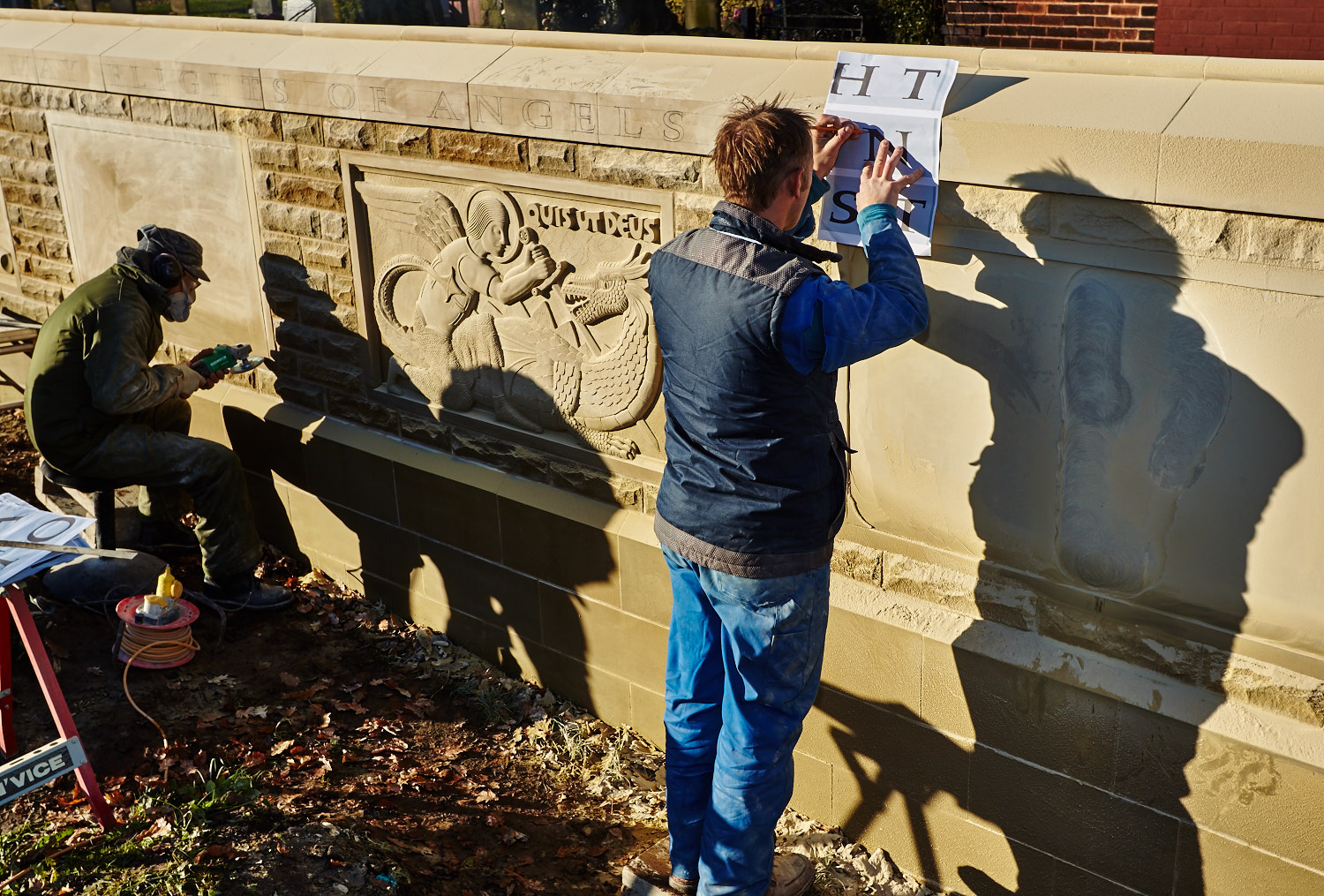 Teucer Wilson, stonecarver, lettercutter & designer