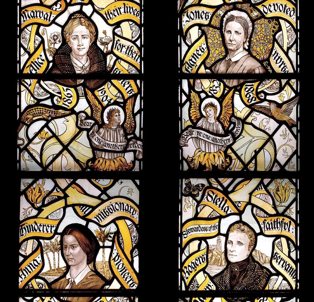 Detail of the Staircase window
