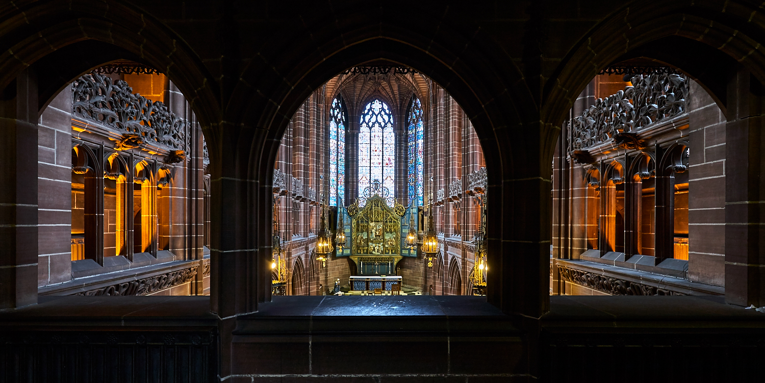 Lady Chapel from the West Gallery, Liverpool Cathedral