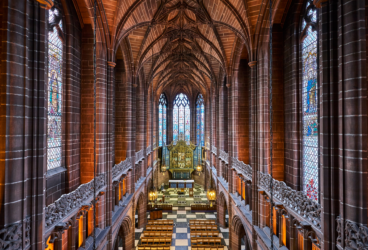 Lady Chapel from the Organ Loft, Liverpool Cathedral