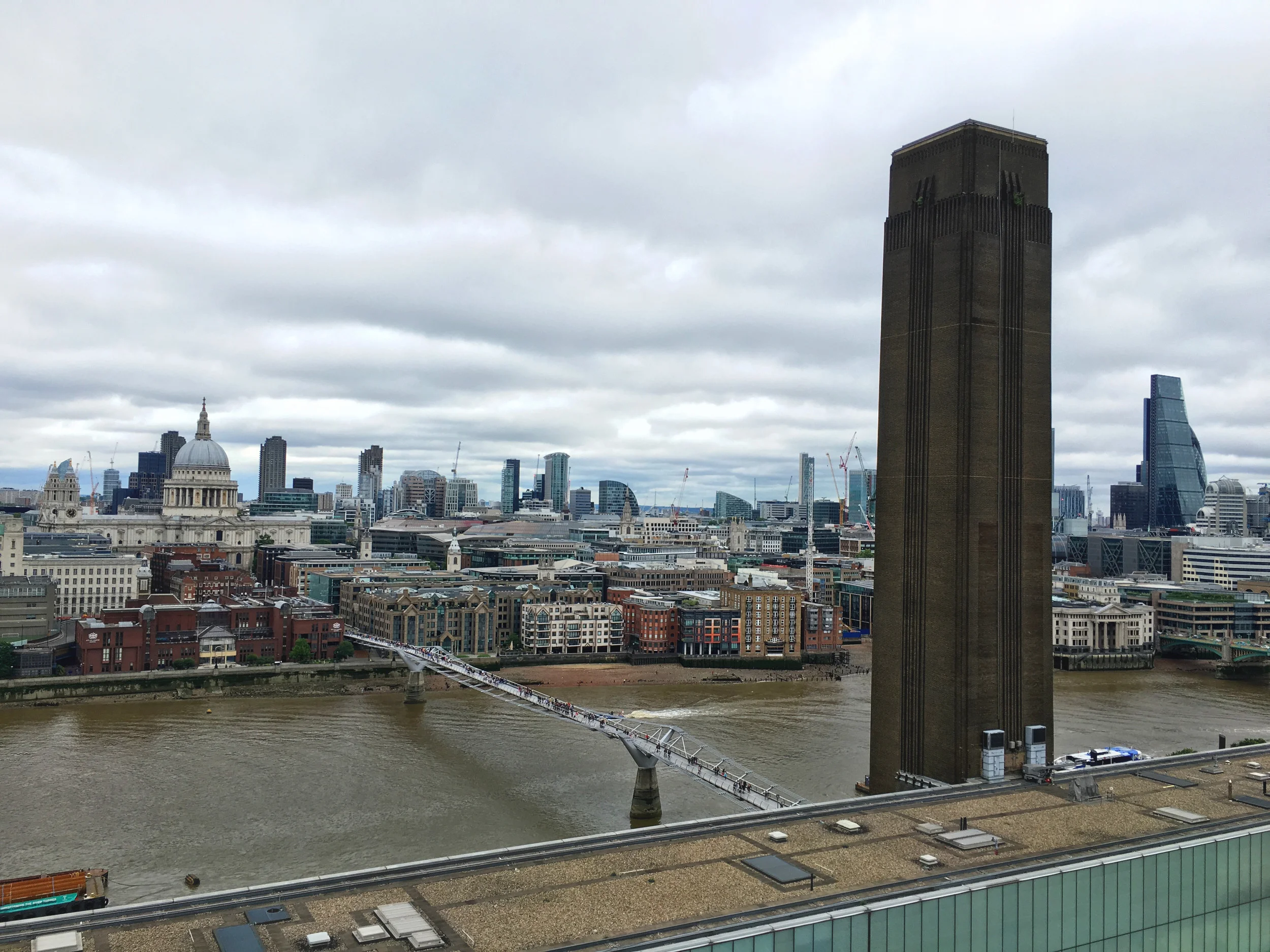 View from the Tate Modern Switch House (10th floor) (own photo)