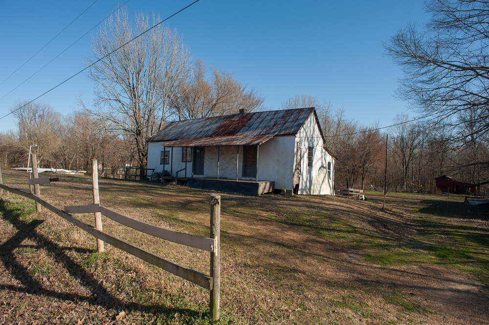  Otha Turner's home is located a few miles east of Senatobia on OB McClinton Road. 