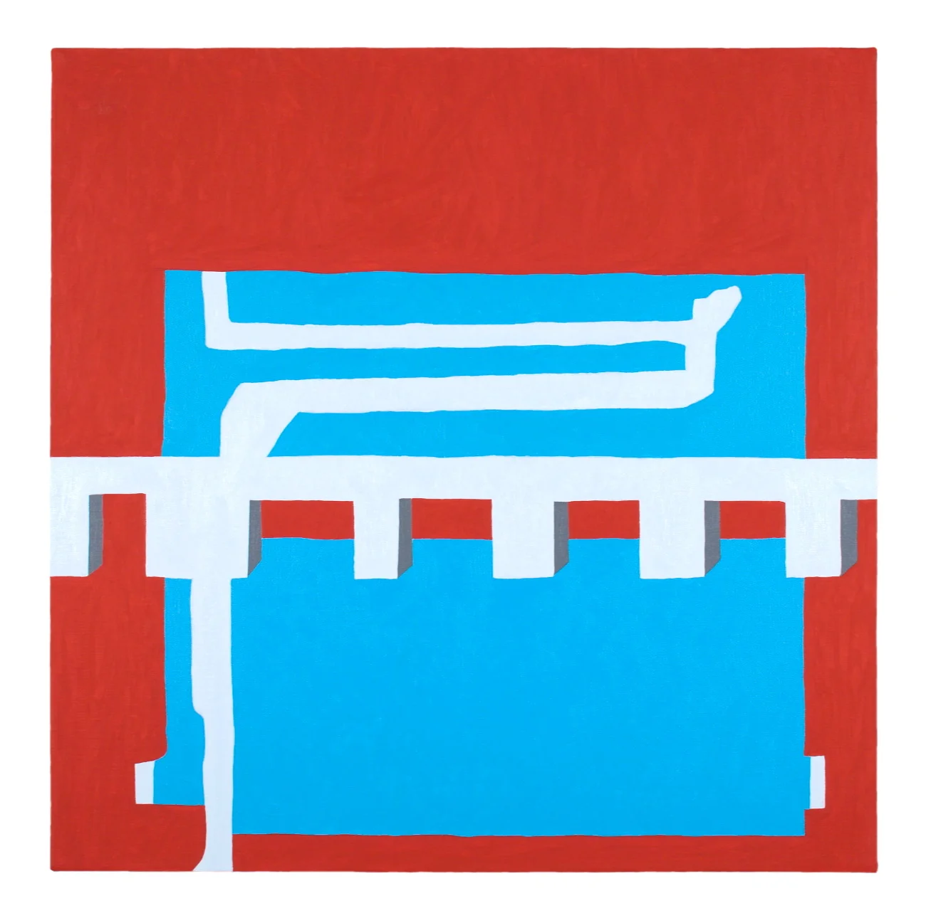 ‘Builder RWB 6’ oil on linen 30 x 30”