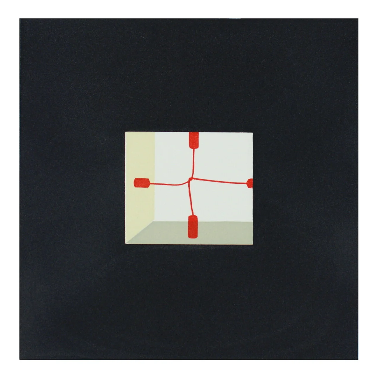   ‘Destry II’  serigraph on Arches paper 8 x 8”  