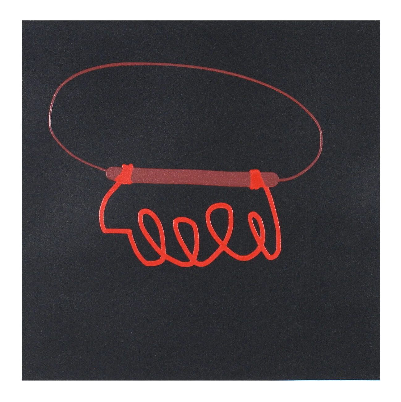   ‘Dex’   serigraph on Arches paper 8 x 8” 