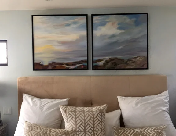 Pacific Views, 30x30, (2) Oil on Linen