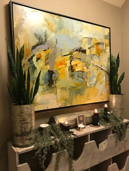 "Number 9 Dream", 36x48 Mixed Media on Canvas