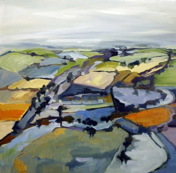 Landscape Love Song II, 36x36, Oil, Sold
