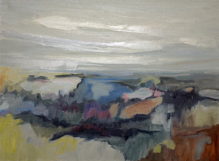 Loving the Lake View, 18x24, Oil, Sold