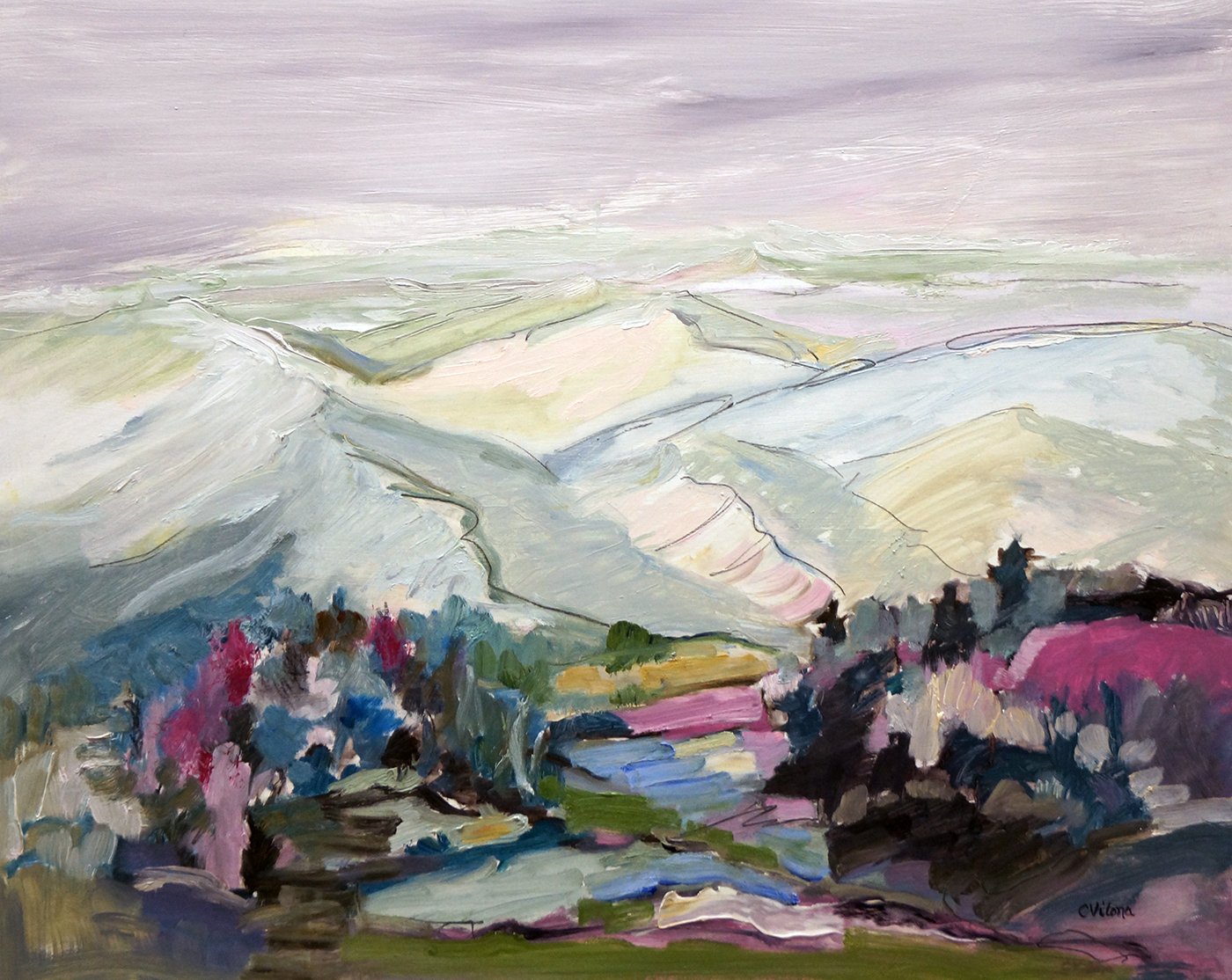 Front Range Mountains, 24x30