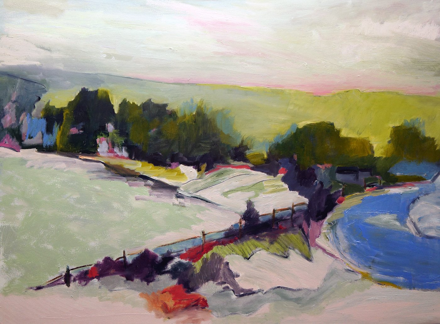 Round Pond, 36x48