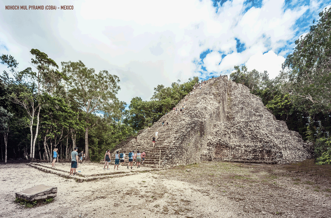 Nohoch Mul Pyramid (Coba), Mexico