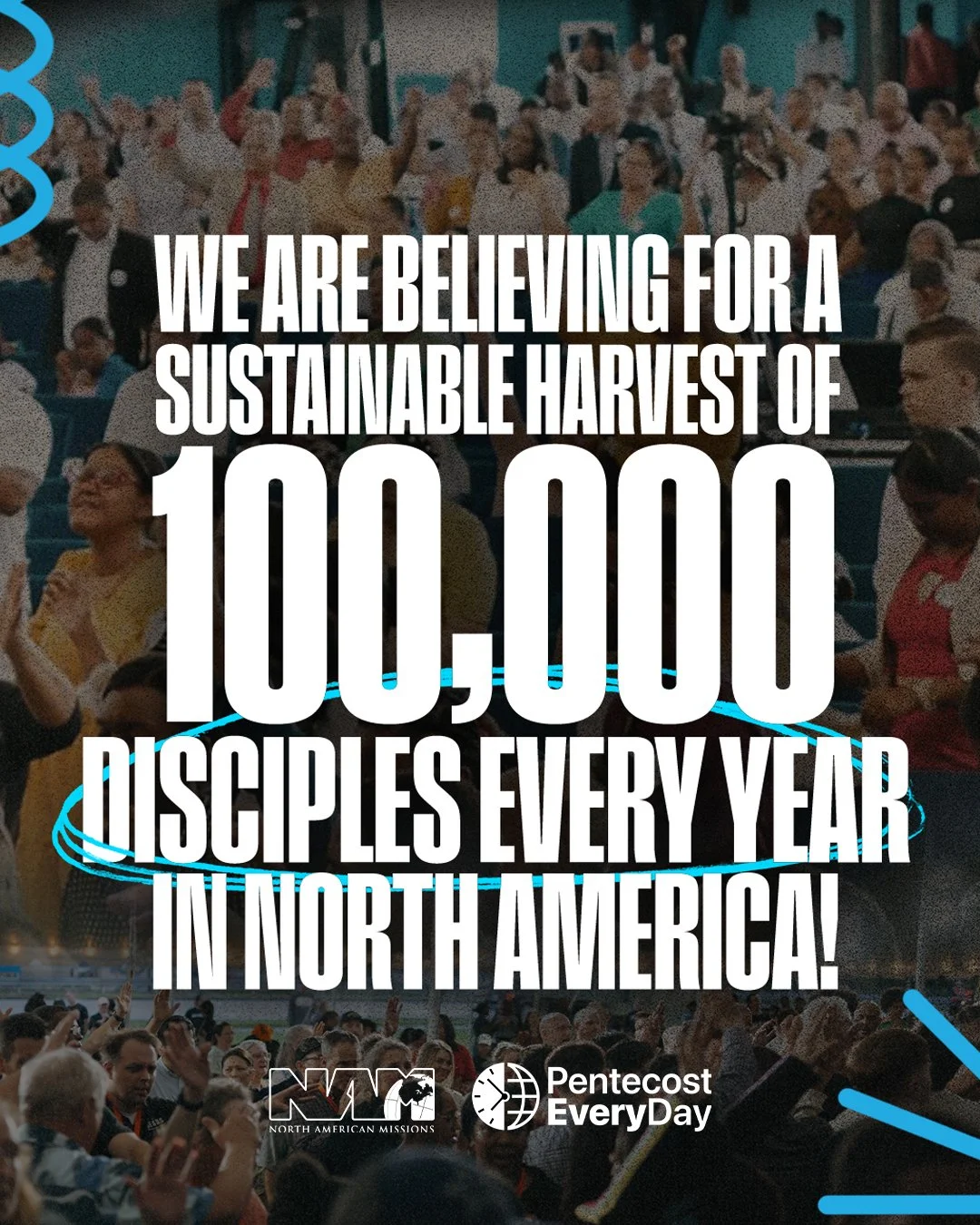 🌎 How will we see annual harvest of 100,000 disciples in North America?
⬇️⬇️ Visit https;//outpouring.faith ⬇️⬇️
✅ Every member to teach a Bible study&mdash;and to make a disciple.
✅ Every local pastor to plan at least one community outreach event i