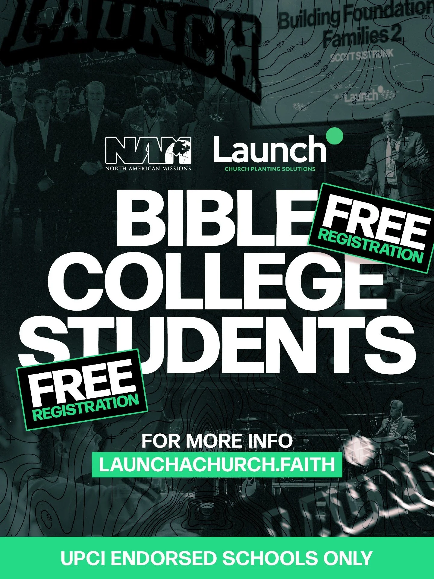 Launch 🟢 Registration is FREE for all our @upciorg Endorsed Bible College students! Register for free to get premier church planting training! Contact for the promo code before registering! #launch #churchplanting #churchplanter #apostolic #pentecos