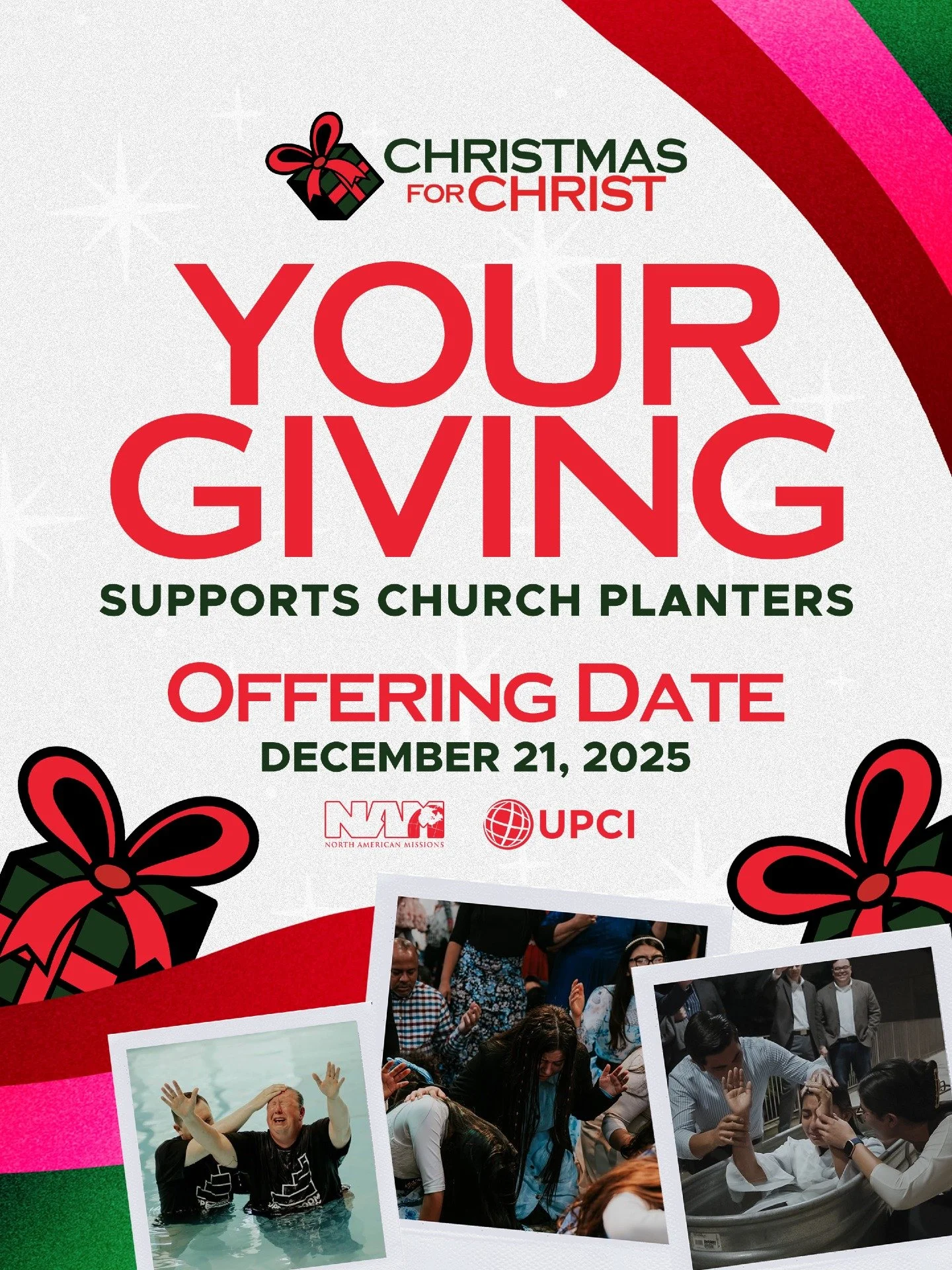 🎁 When you give to Christmas For Christ, you support NAM #ChurchPlanters impacting lives across North America! This year, give your best gift to Christ! For CFC promotional videos and materials for your church, visit our website at www.christmasforc