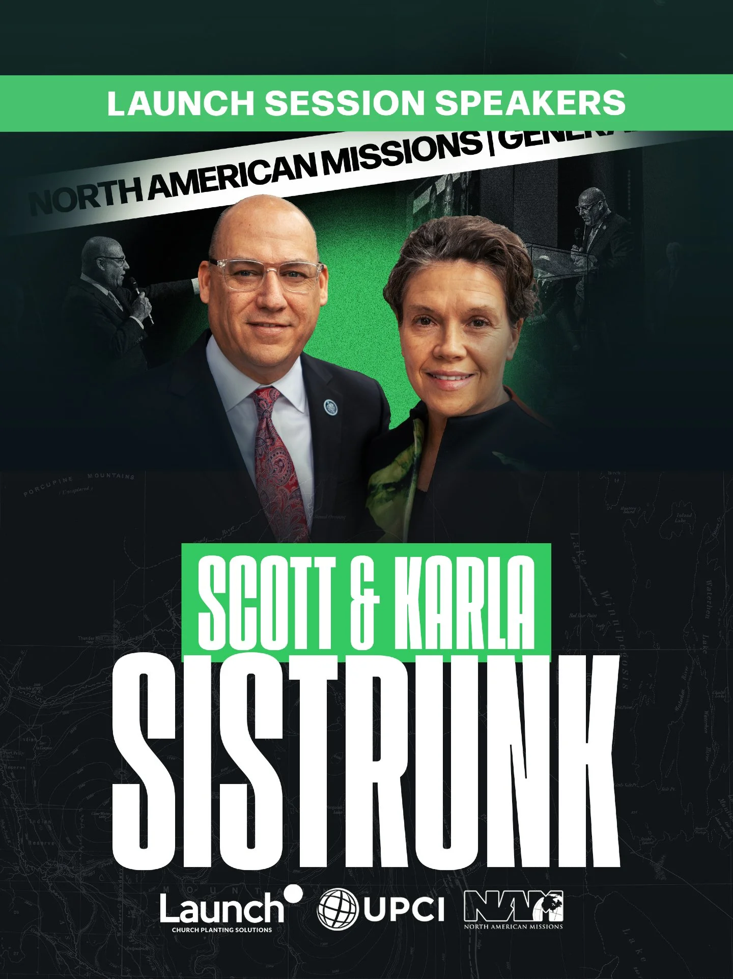 🟢 #Launch26 Speaker Highlights 
Scott Sistrunk is from Jackson, Mississippi, and Karla is from Richmond, Indiana. They have three children and four grandchildren. After both graduating from Jackson College of Ministries in 1987, they assisted Willia