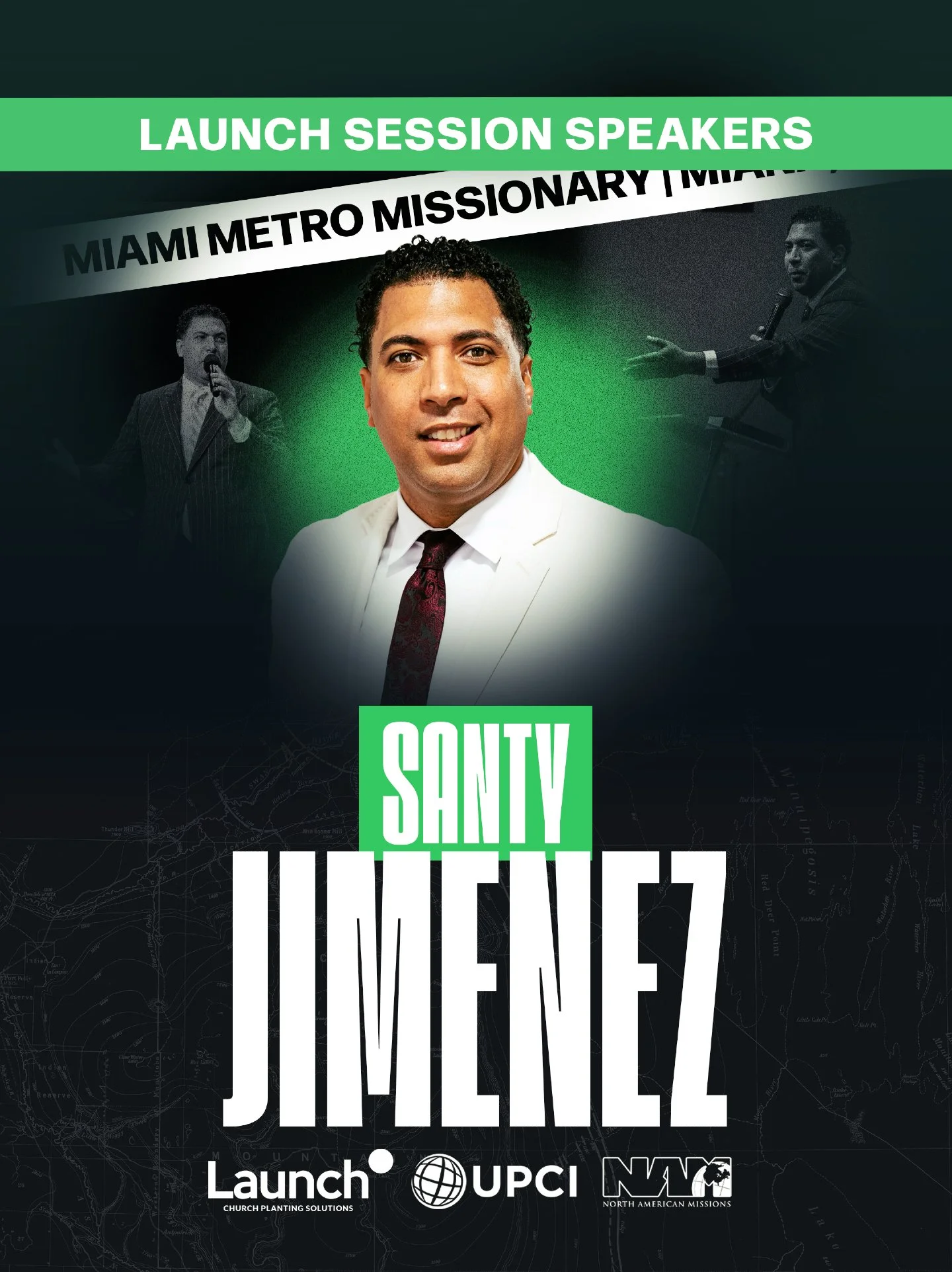 🟢 #Launch26 Speaker Highlights 
Santy Jim&eacute;nez serves as the North American Missions Director for UPCI Espa&ntilde;ol in the United States and Canada, providing leadership, vision, and training support for Spanish - speaking churches. He is a 