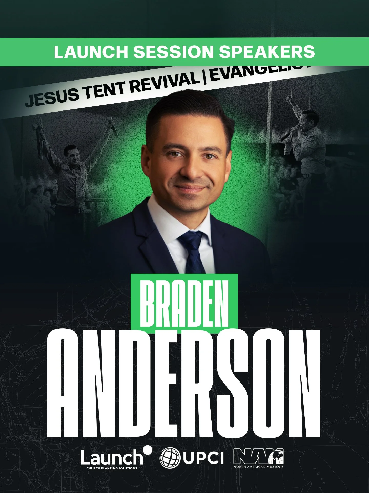 🟢 #Launch26 Speaker Highlights 
Rev. Dr. Braden Andersen is an enrolled full - time evangelist with the UPCI. His secular career started in Hospital Administration, Emergency Medicine, and Inpatient Internal Medicine before launching his own Primary