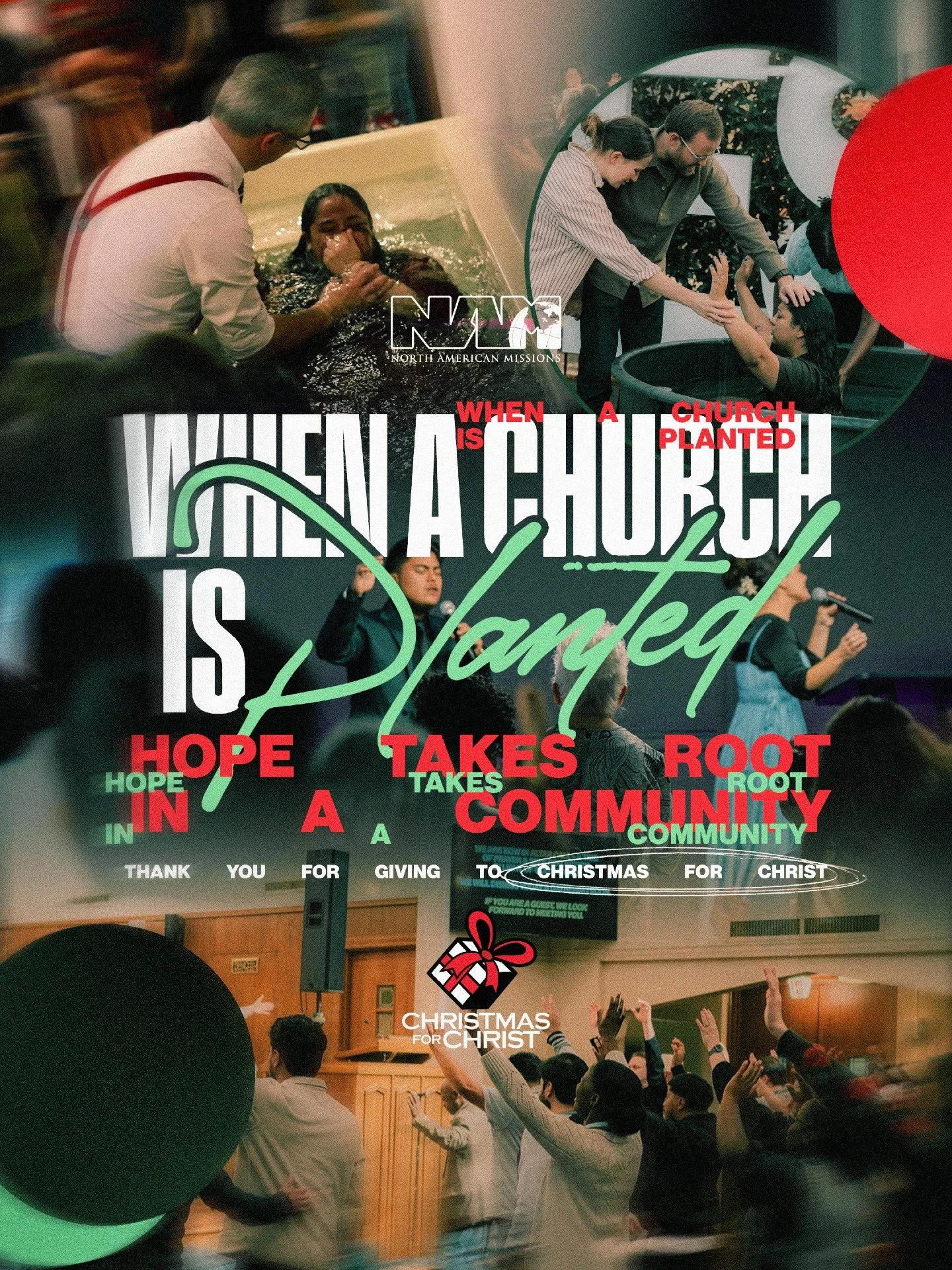 Hope takes root in a community when churches are planted! 🌱 Thank you for giving to #ChristmasForChrist 🎁