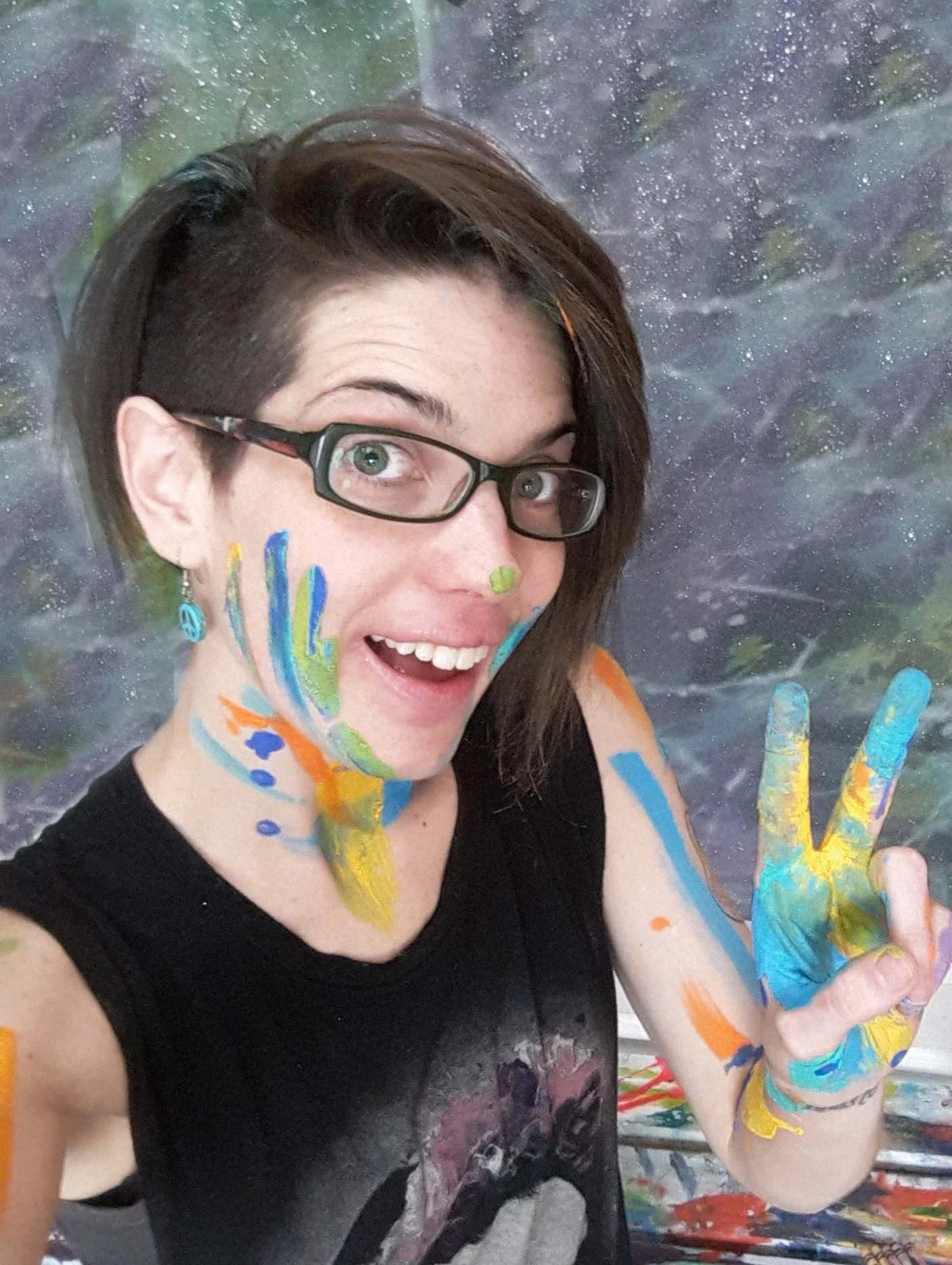 -One of my greatest joys in life is sharing my passion of art with others.