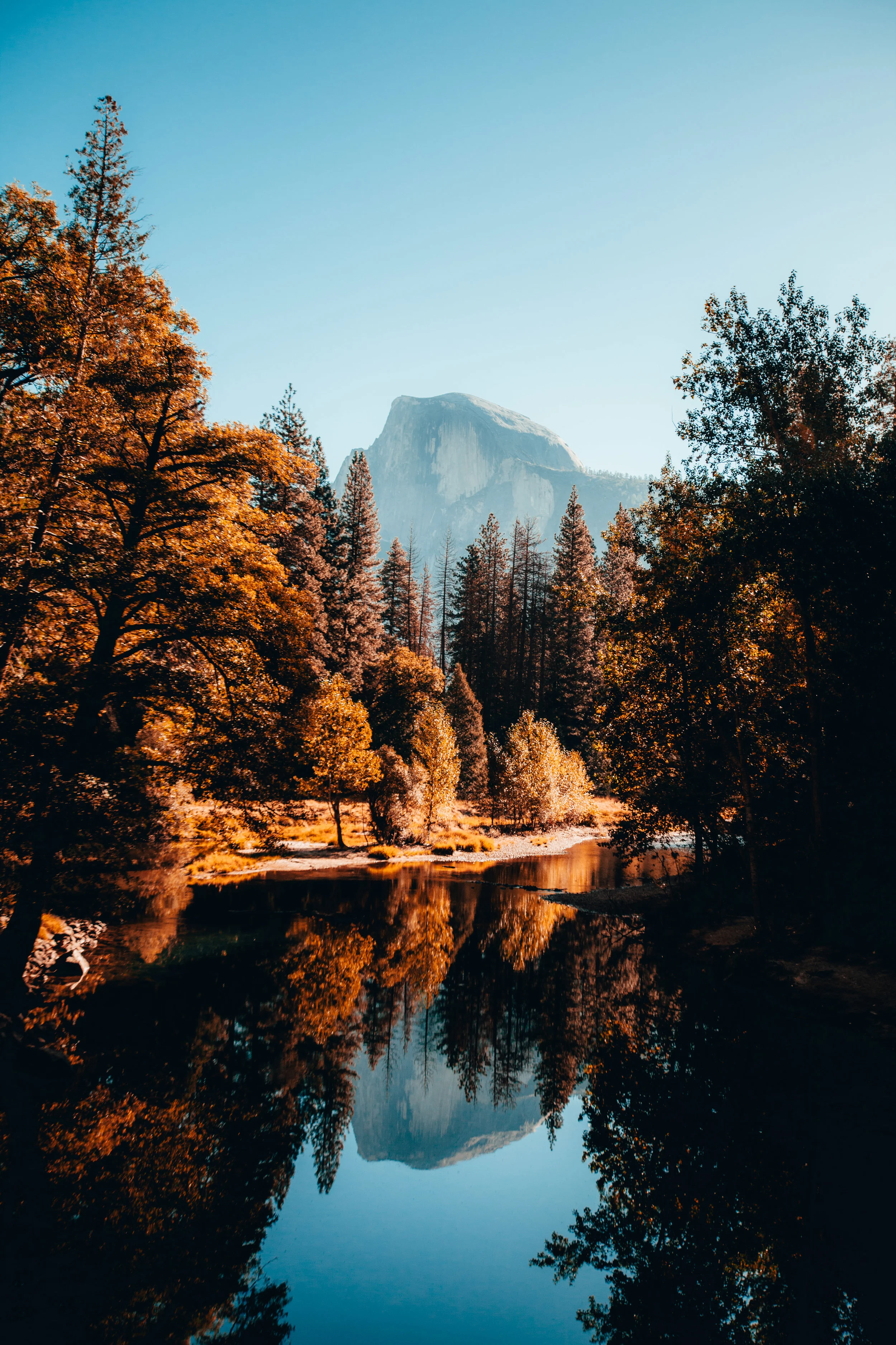 Half Dome and Sentinel Bridge