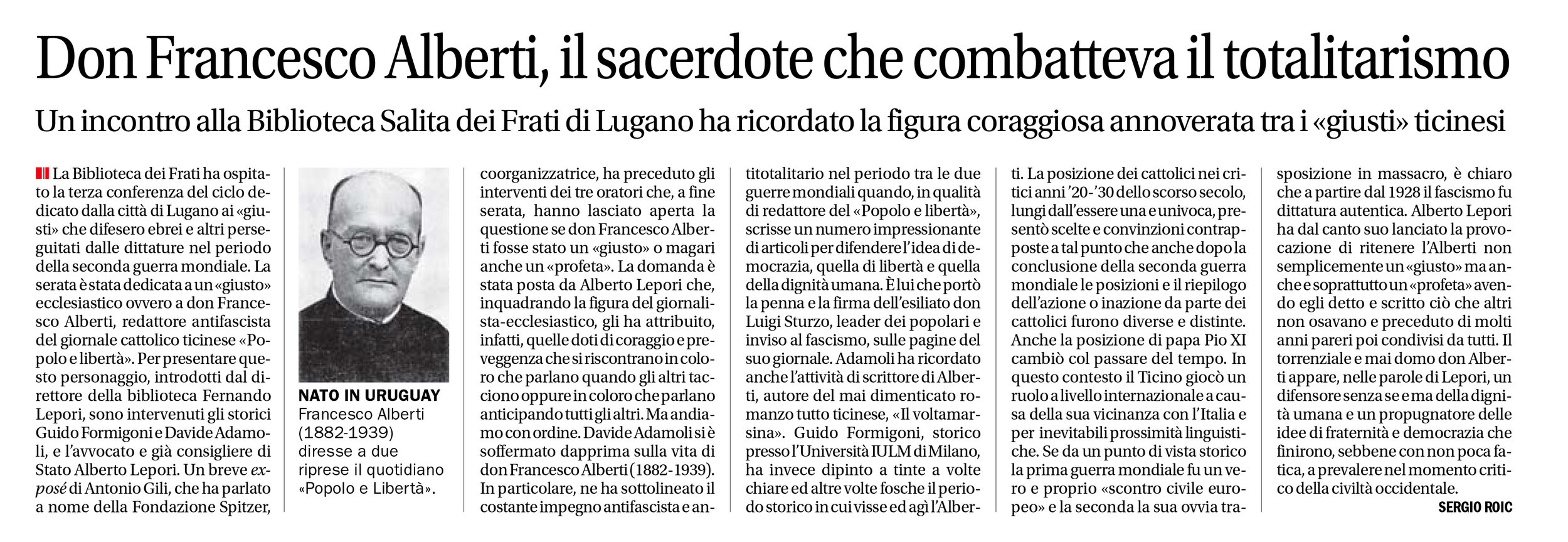 15.03.18 - Corriere del Ticino