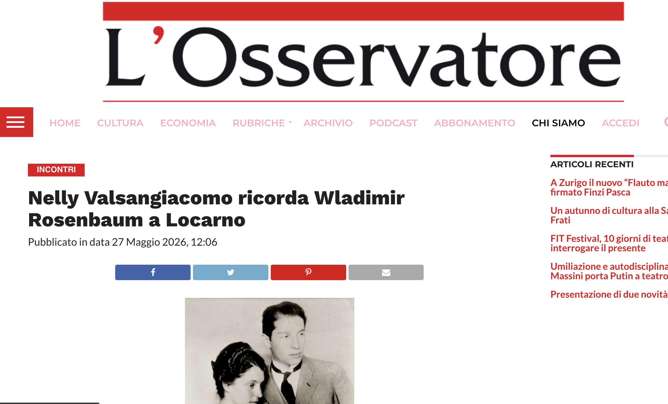 27.05.26 - L'Osservatore