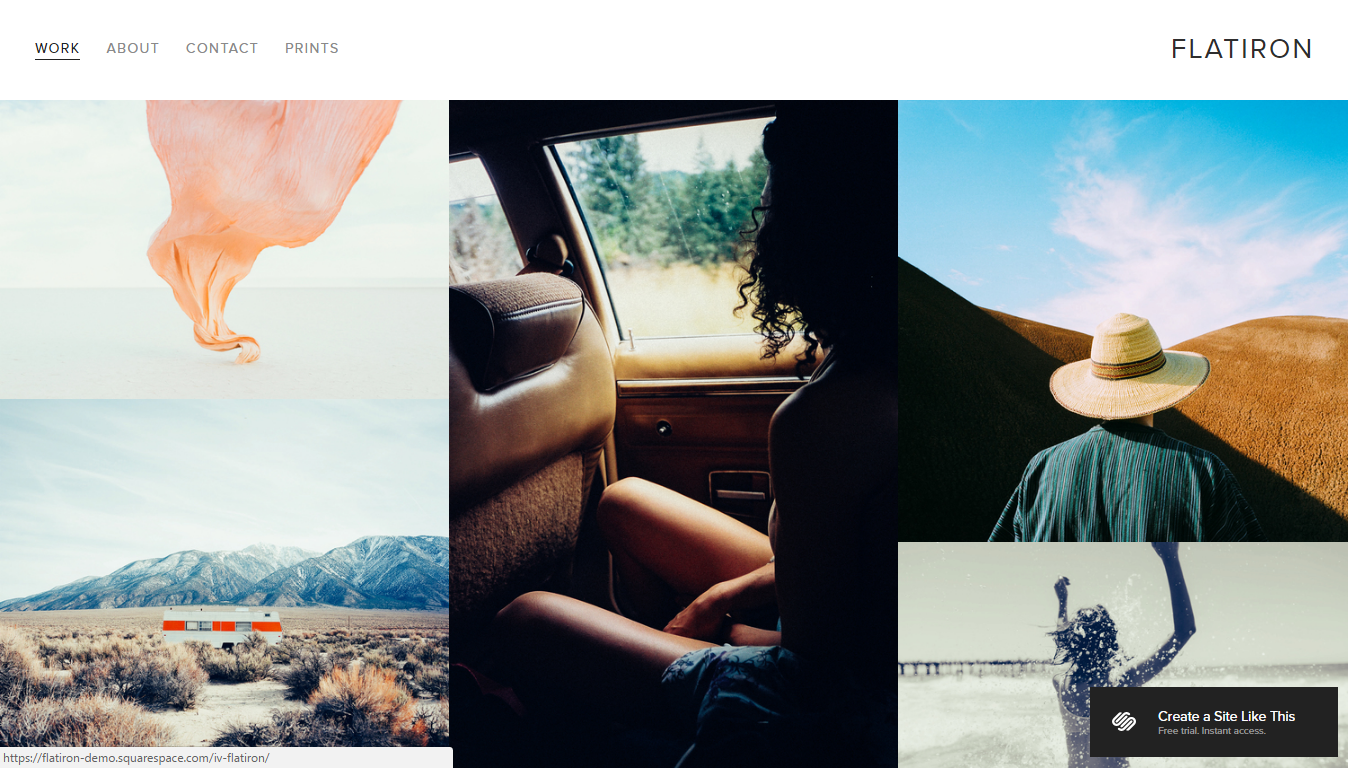 Flatiron Squarespace Template