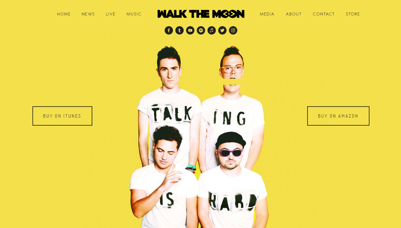 Music Band Squarespace Websites