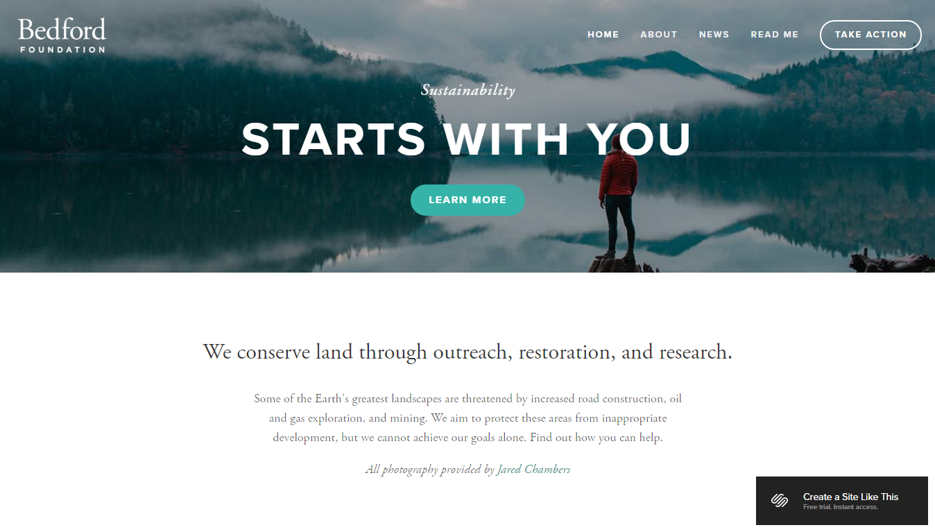 Bedford Squarespace Template