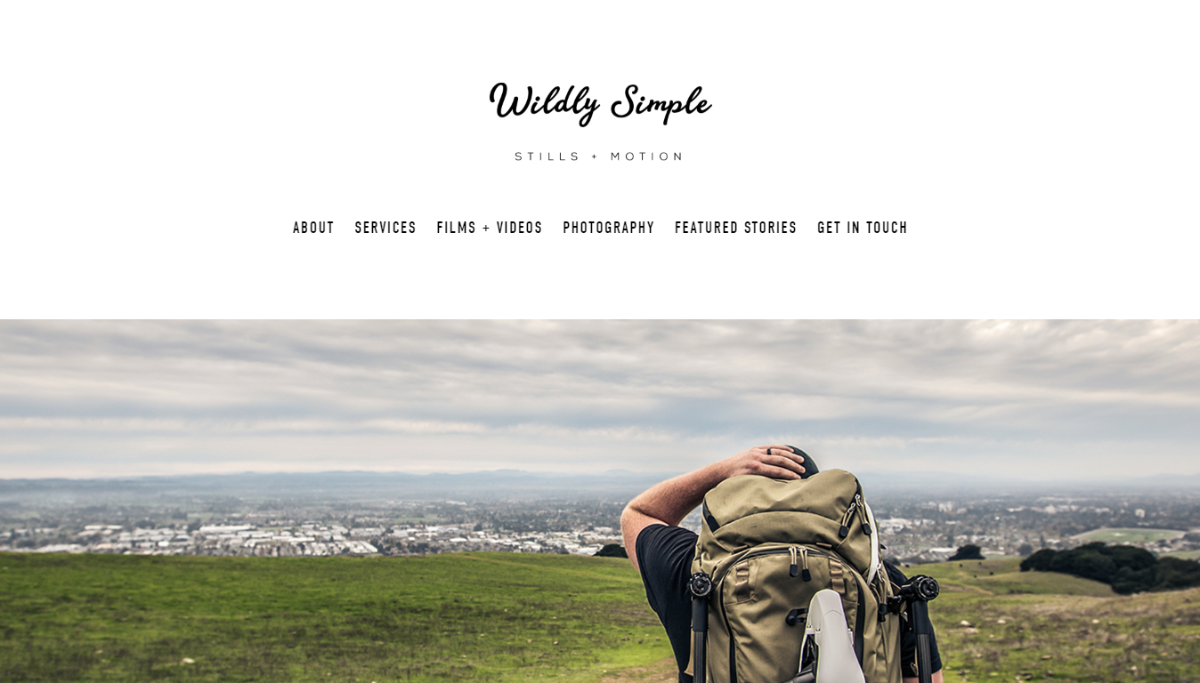 Film & Photography Squarespace Website Design