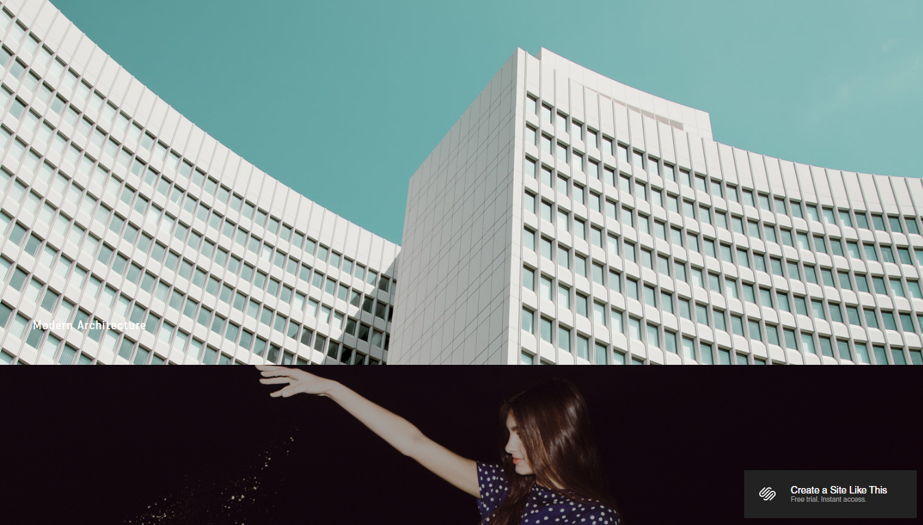 Lange Template Squarespace Example