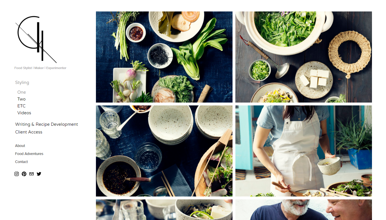 Food & Recipes Squarespace Website