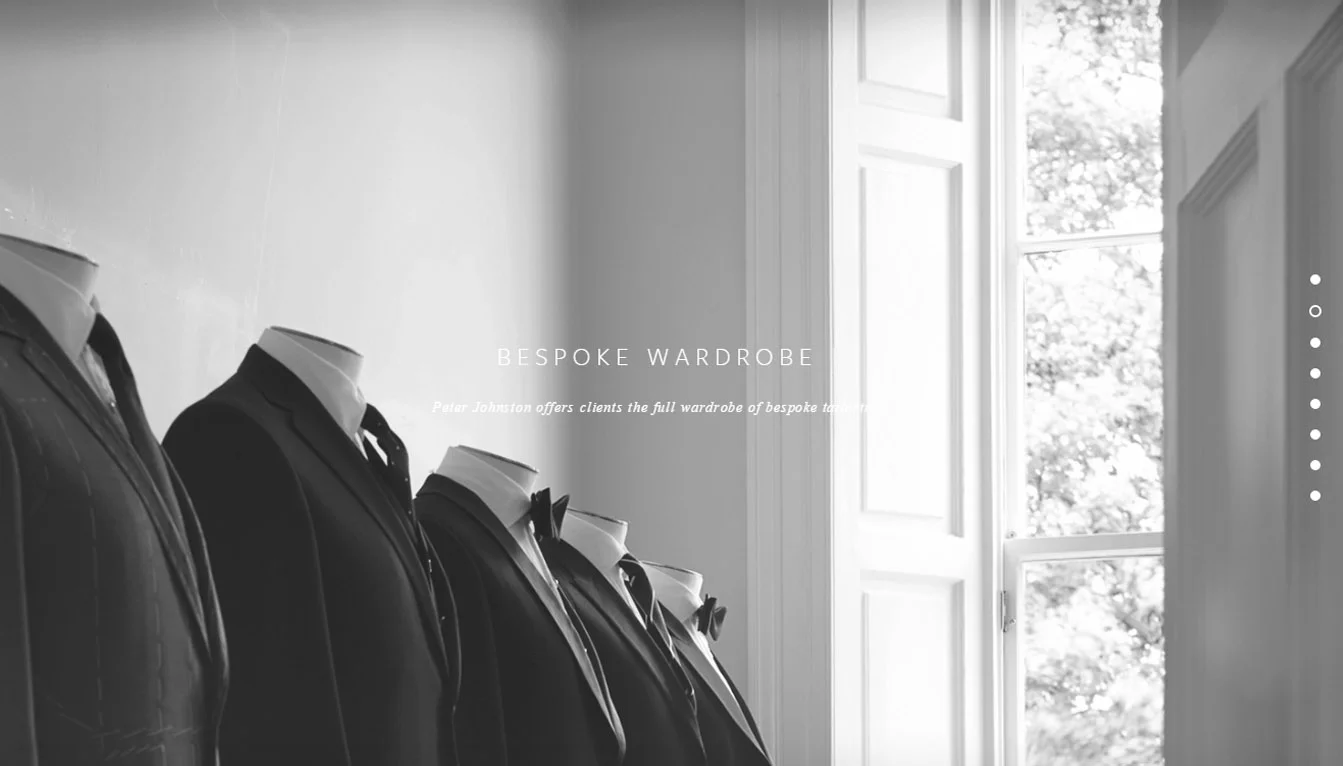 Peter Johnston Squarespace Website