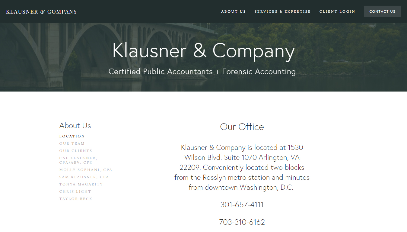 Lawyer Squarespace Website