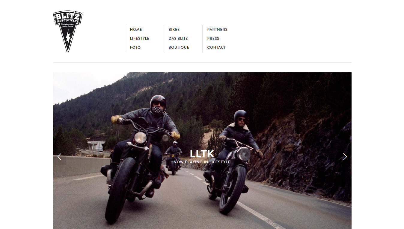Biker Magazine Website