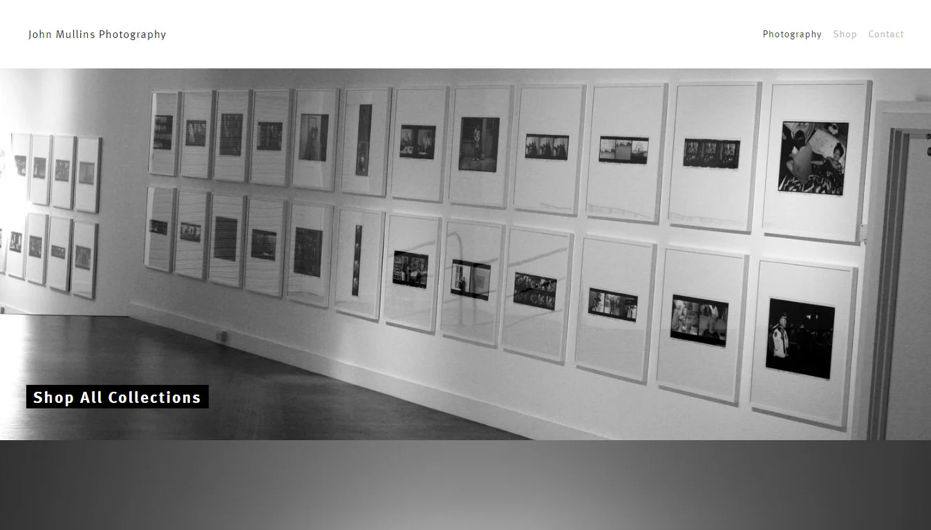 John Mullins Photography Squarespace Portfolio