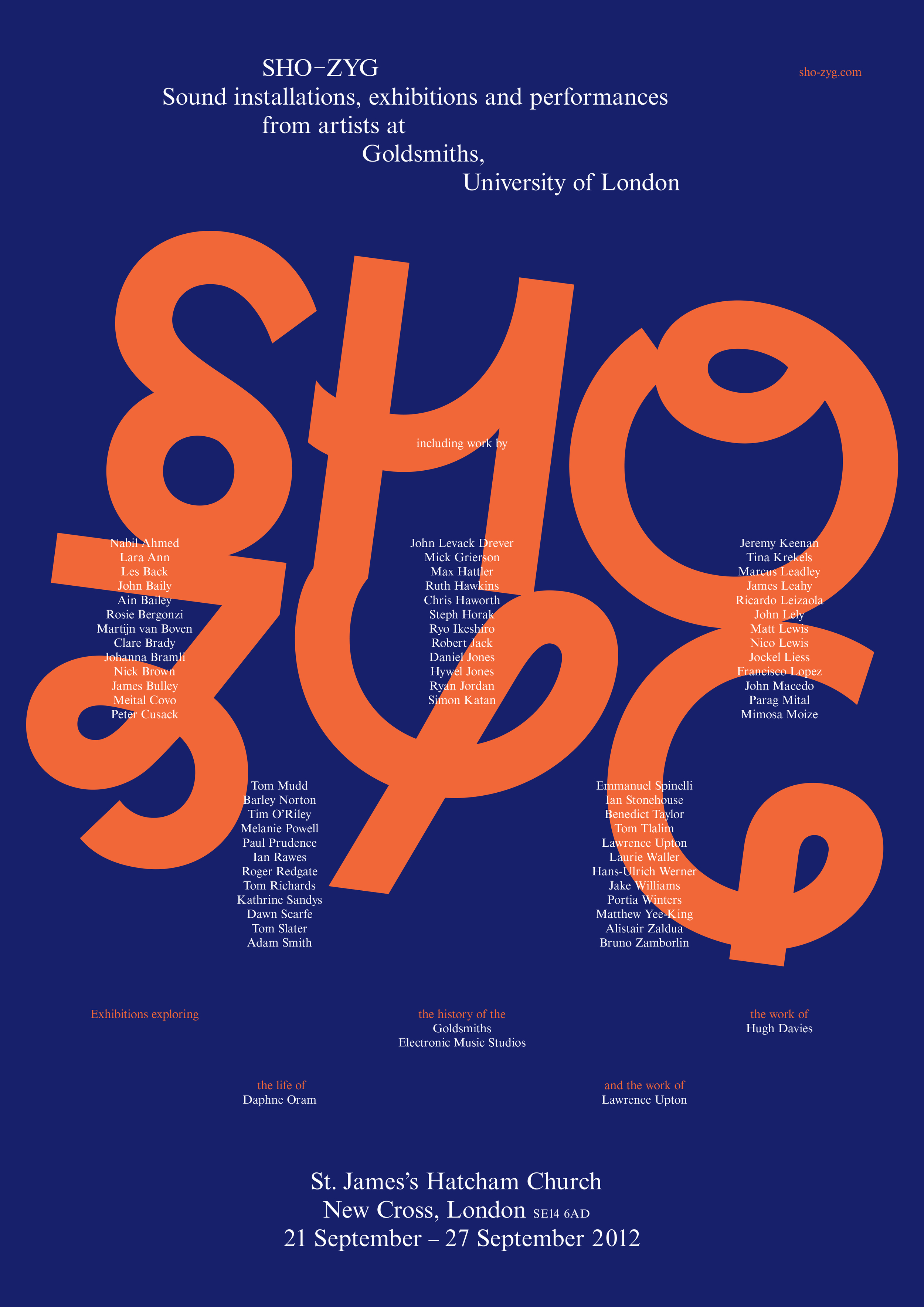 Sho-Zyg Exhibition Poster, 2012