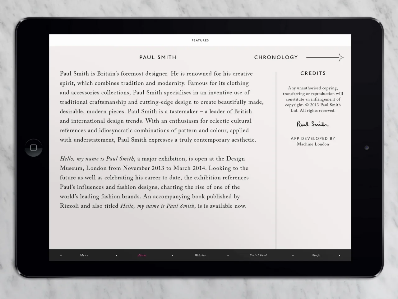 paul smith ipad