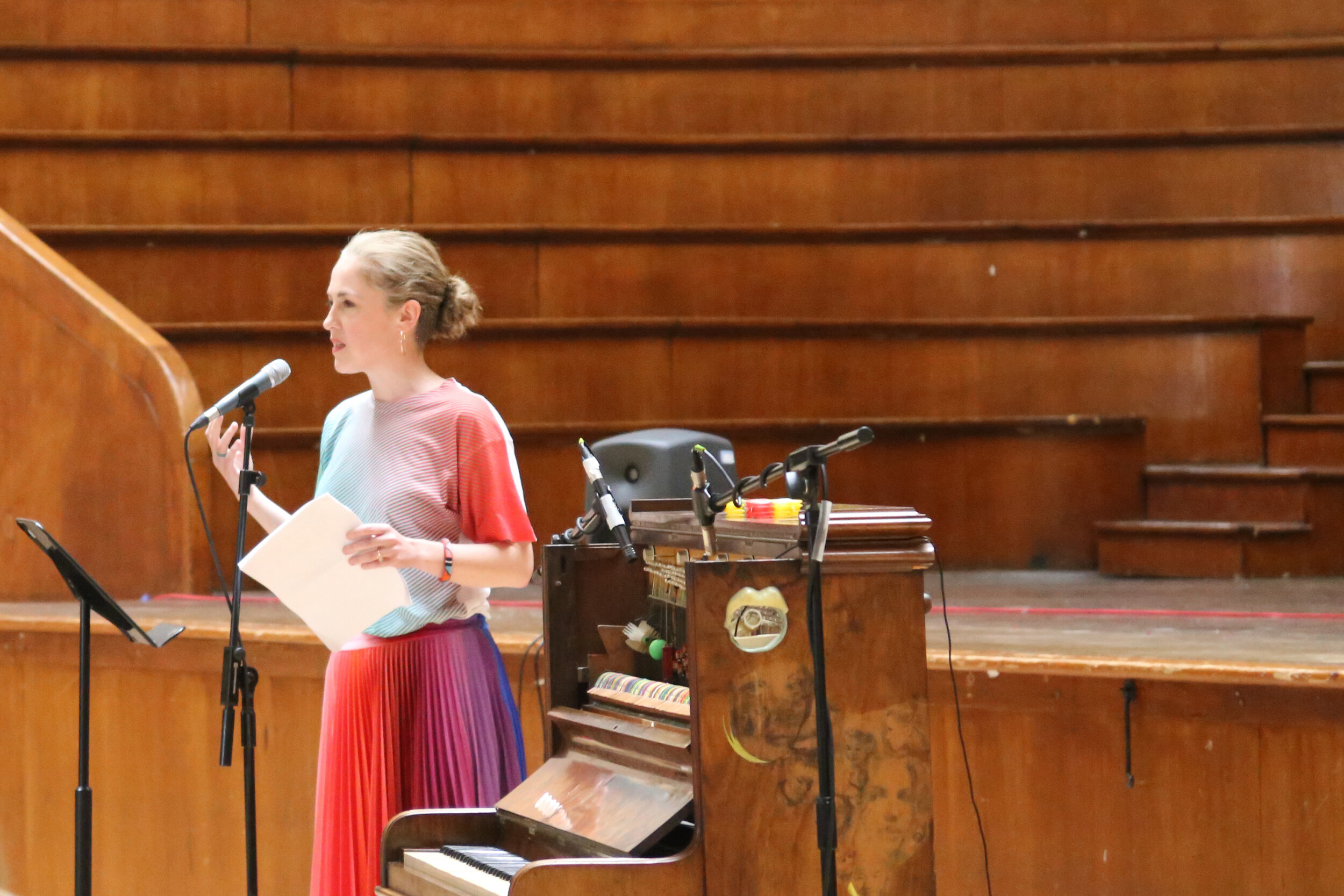  Cathy Haynes -  Lecture  Longplayer Day 2017 Photograph: Havva Bulley 