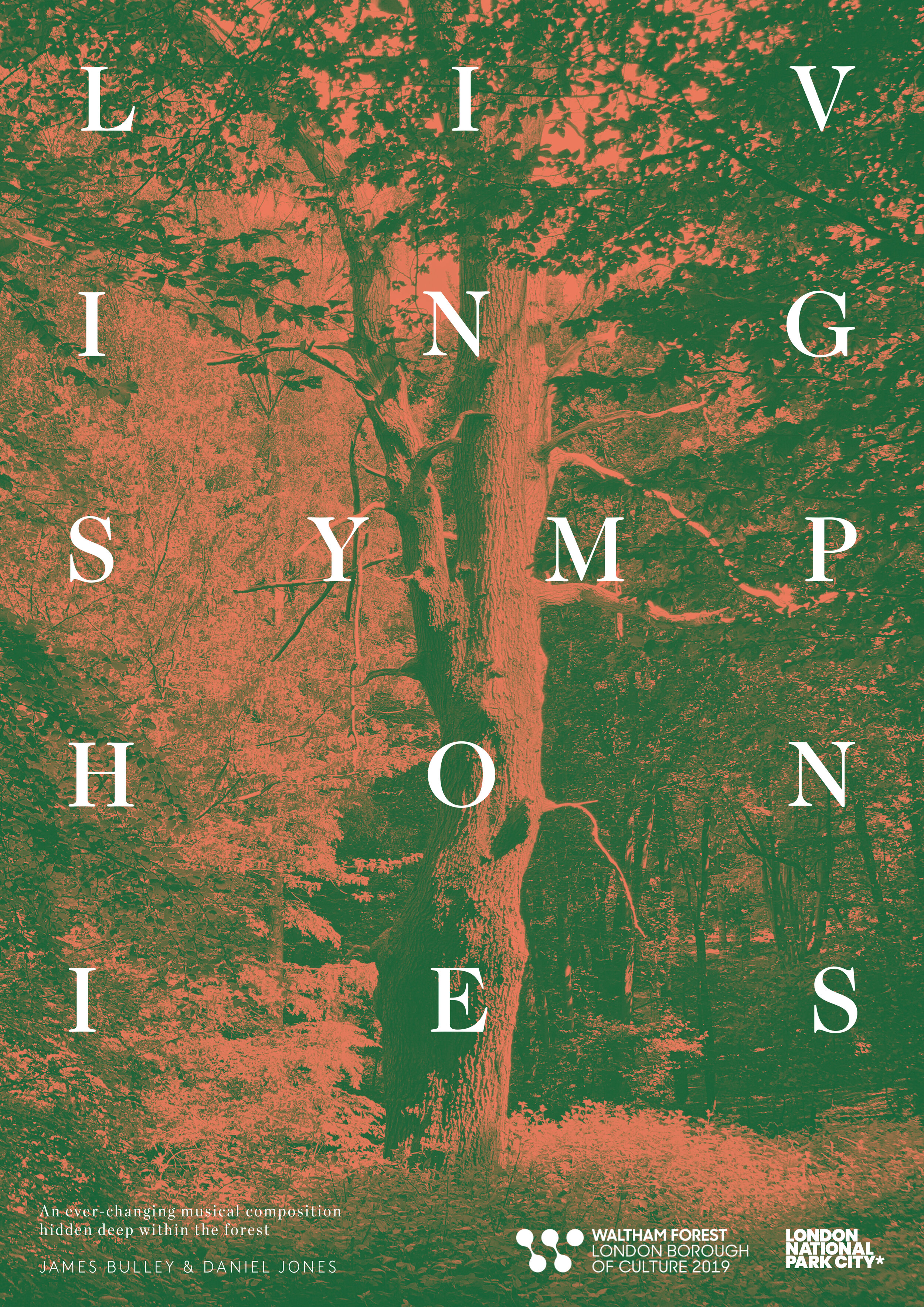   Living Symphonies  Epping Forest Poster (2019) Design: Patrick Fry 