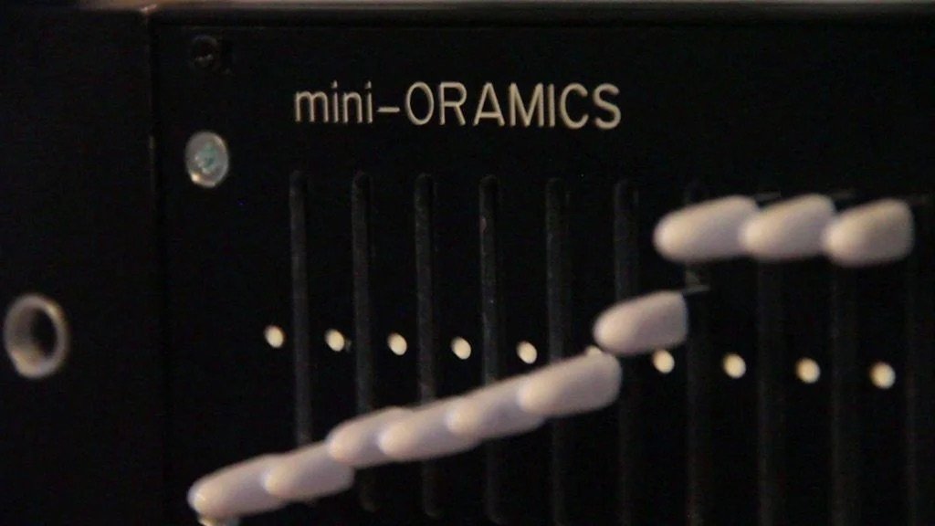 Interview on composing with Tom Richards' Mini-Oramics on BBC World at One