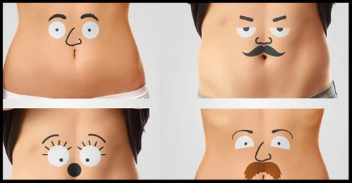 These are my post-baby washboard abs, btw.