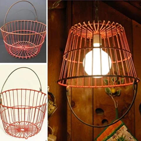 Egg Basket Light Fixture