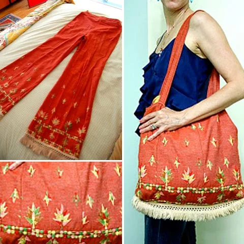 I turned my pants into a bag!