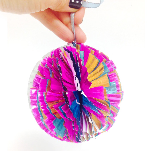Make a festive cupcake liner decoration