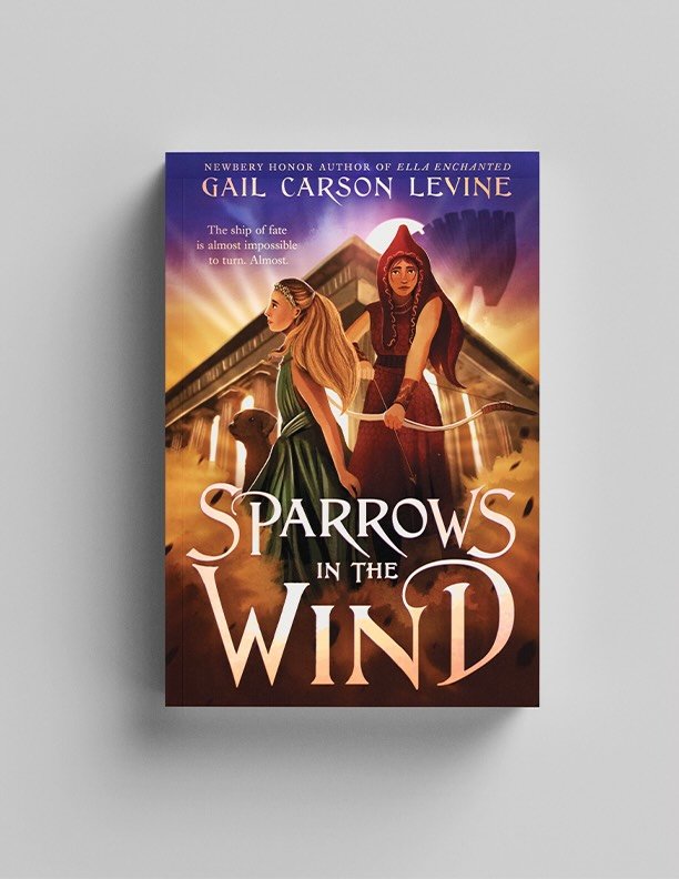 Book cover process from sketch to final 🏛️✨

Before The Odyssey, there was the war of Troy and Cassandra&rsquo;s gift to see the future but cursed to never be believed. &ldquo;Sparrows in the Wind&rdquo; by @gailcarsonlevine published by @harpercoll